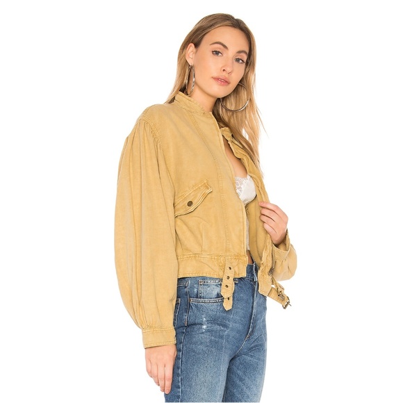 Free People Poet Blouson Sleeve Jacket - Picture 2 of 9